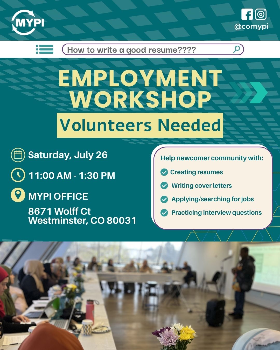 Adopt-a-Family Employment Workshop