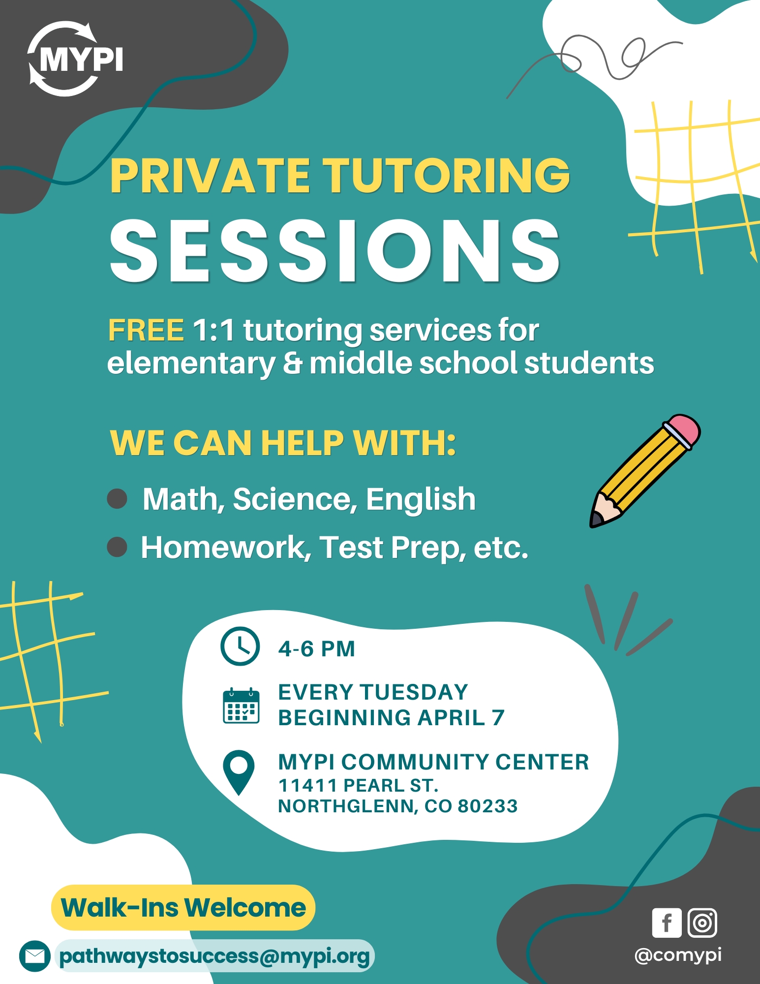 Tutoring Sessions (Youth Impact Leaders)